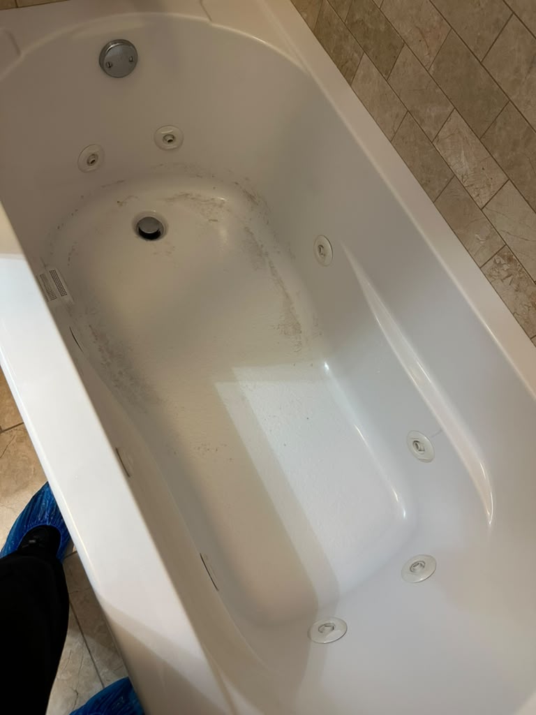 Before: Jetted Tub Deep Clean by Empire Cleaning Services